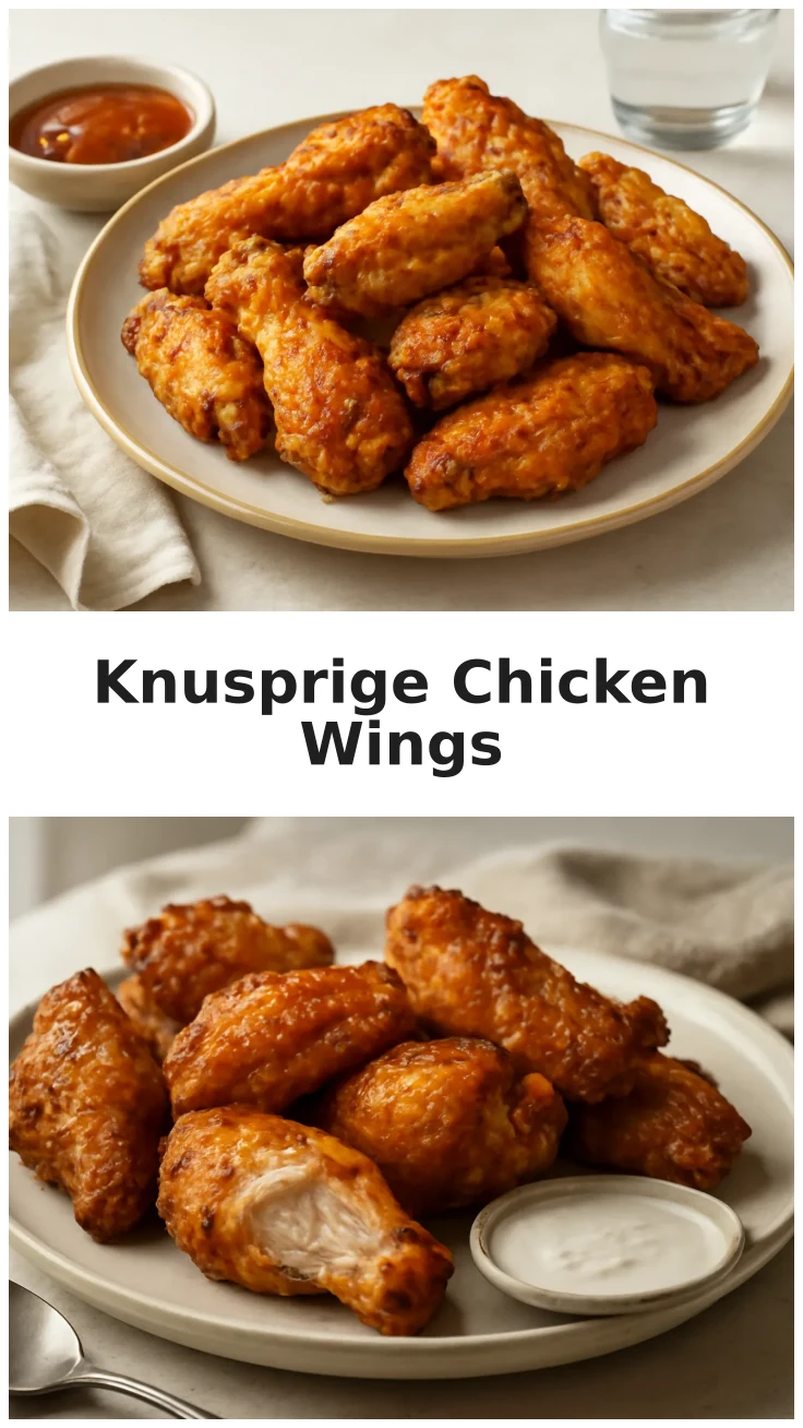 Knusprige Chicken Wings im Airfryer goldbraun 3 Knusprige Chicken Wings im Airfryer goldbraun zubereiten