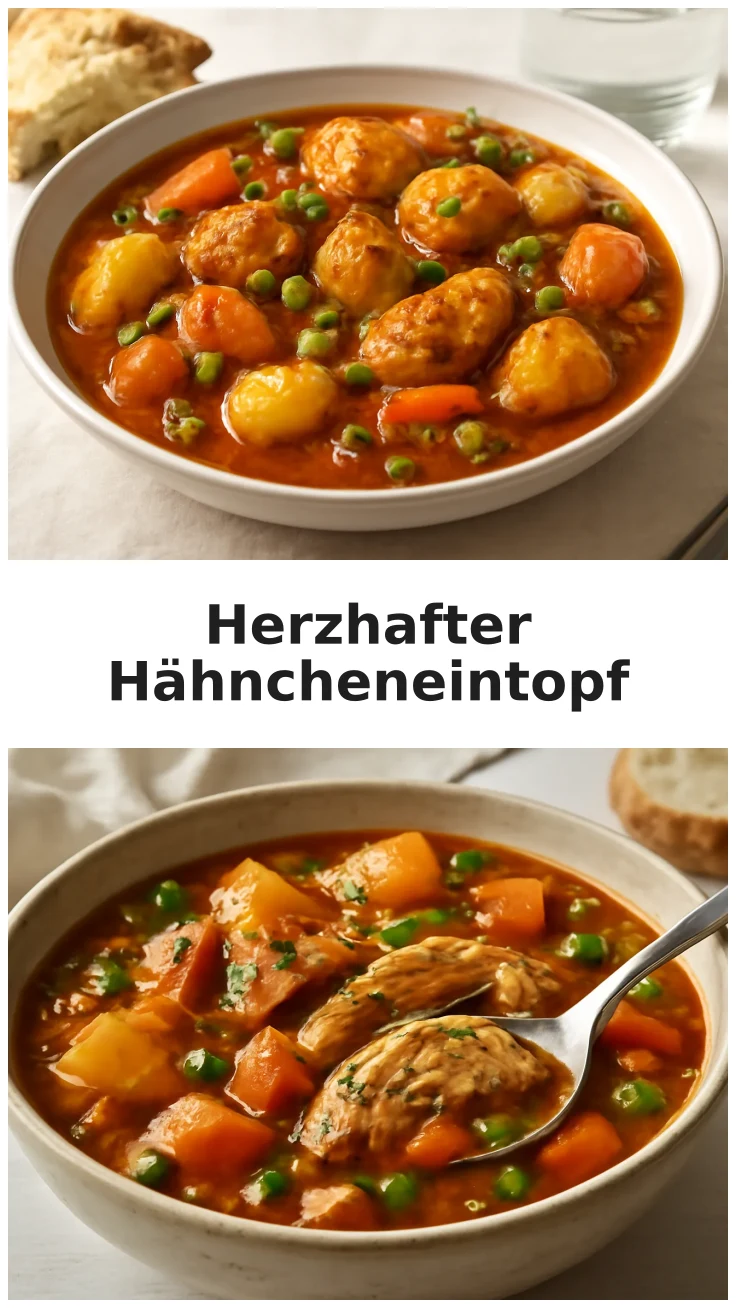 Herzhafter Hähncheneintopf mit Kartoffeln und Gemüse 3 Herzhafter Hähncheneintopf mit Kartoffeln und Gemüse für die ganze Familie